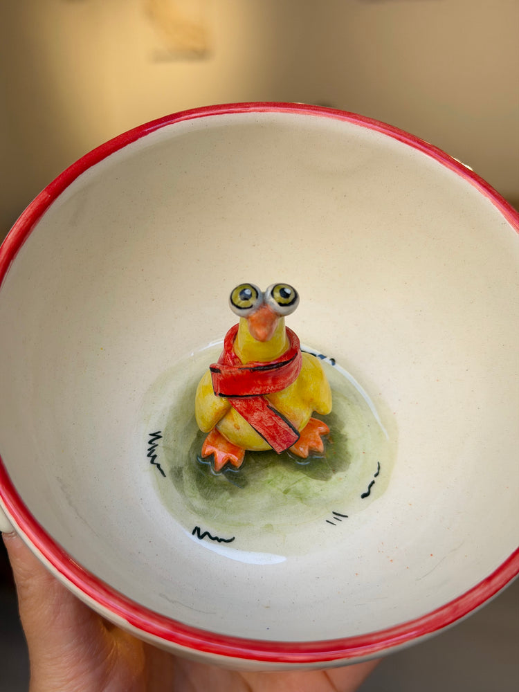 Duck handmade ceramic mug