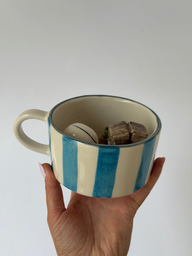 Couple handmade ceramic mug