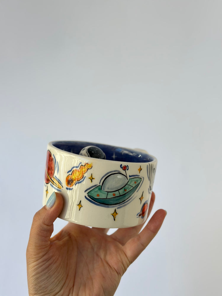 Astronaut handmade ceramic mug
