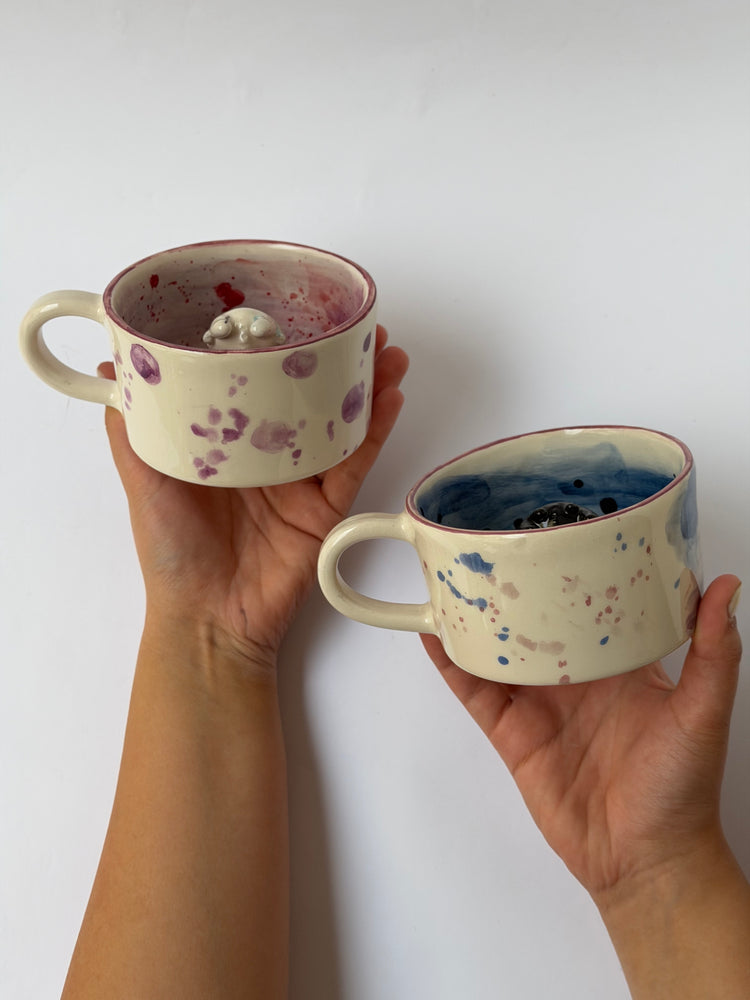 Dragons handmade ceramic mugs