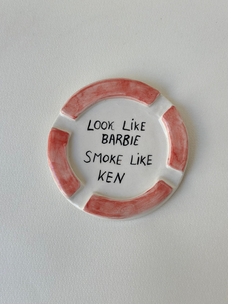 Handmade ceramic ashtray