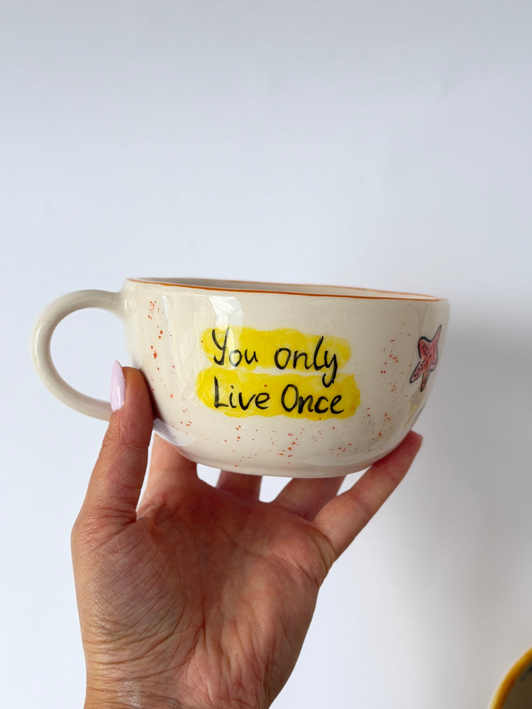 Dachshund dog handmade ceramic mug