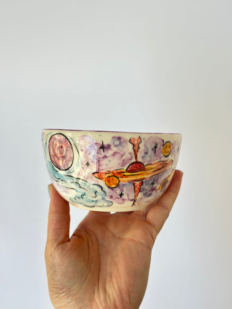 Astronaut handmade ceramic mug