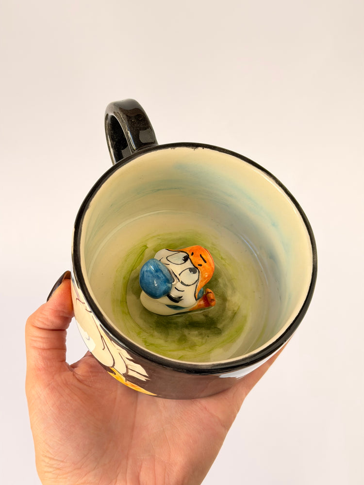 Duck handmade ceramic mug
