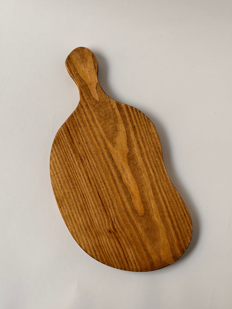 Ceramic & Wood Charcuterie Serving Board (29x14)