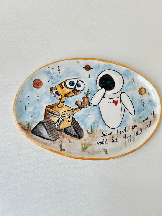 W-E handmade plate