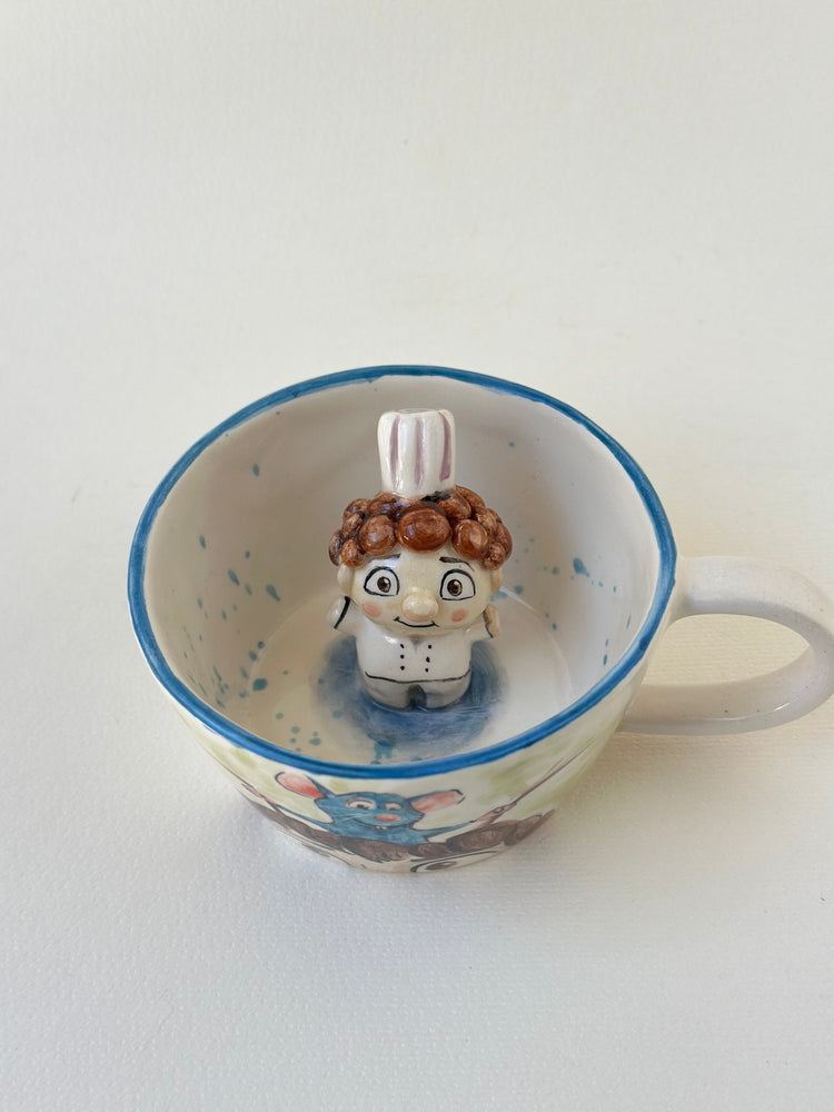Chef Linguine handmade mug