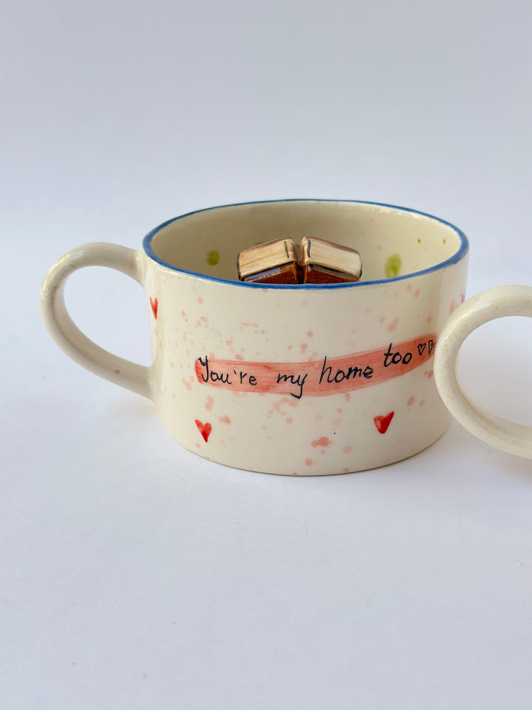Couple handmade ceramic mugs