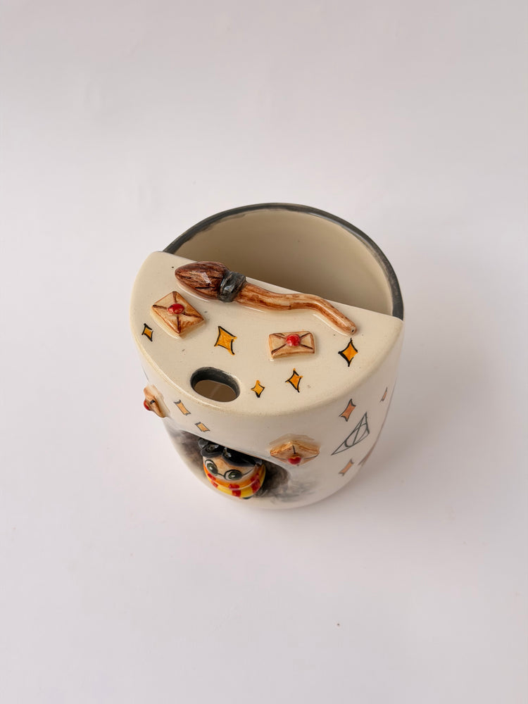 Harry handmade ceramic takeaway mug