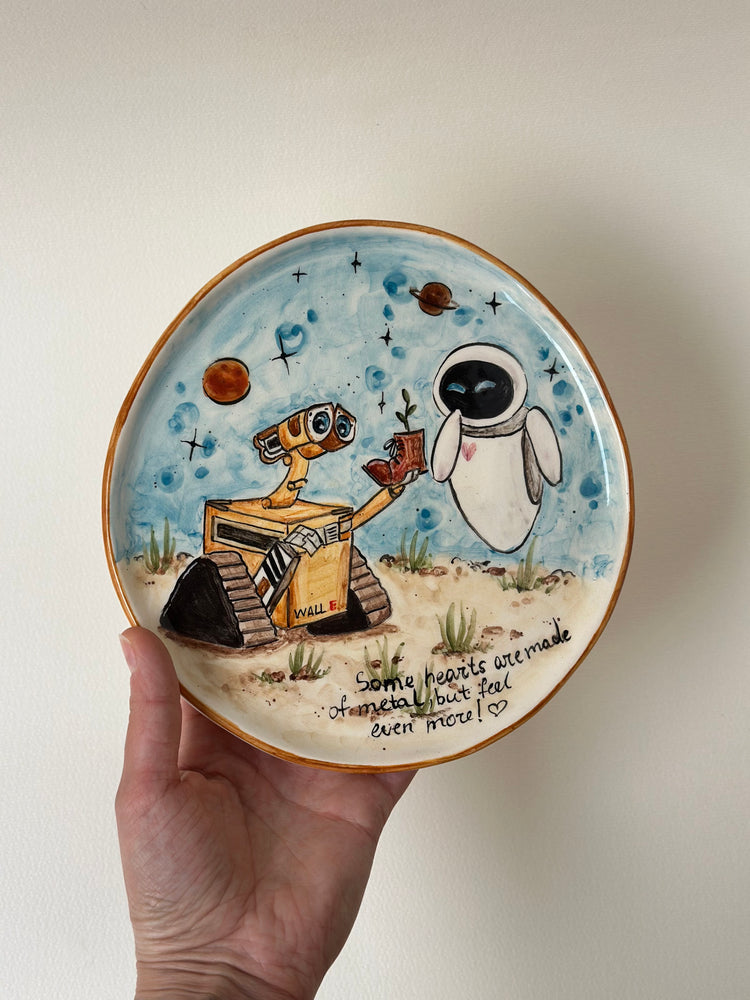 W-E handmade plate 18x19