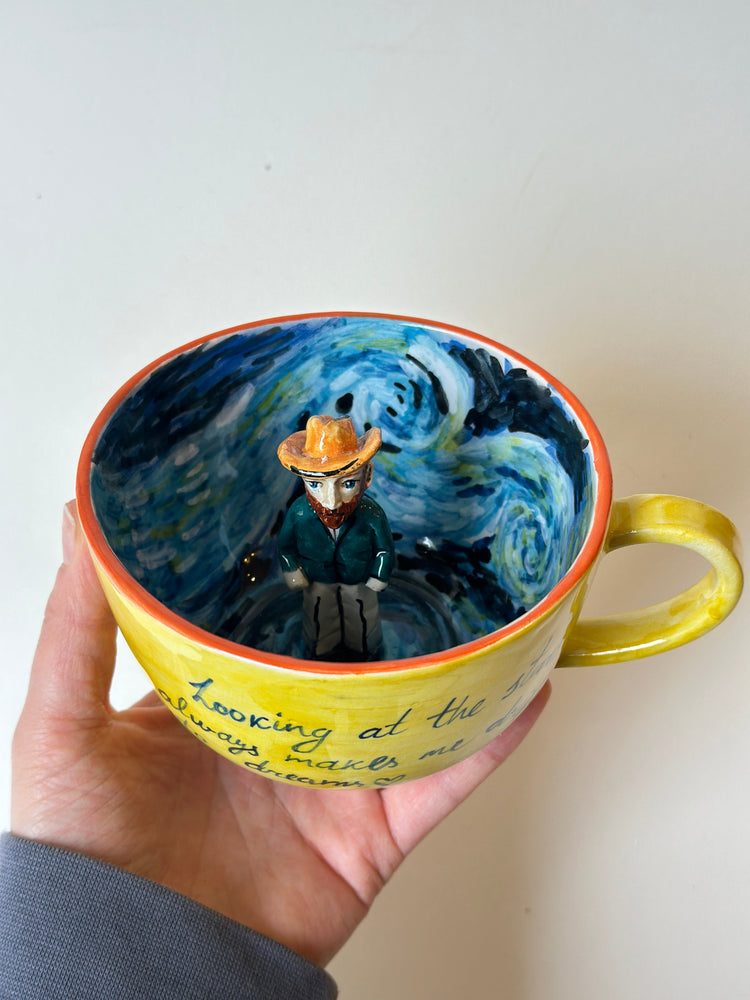 Vincent Wan Gogh handmade mug
