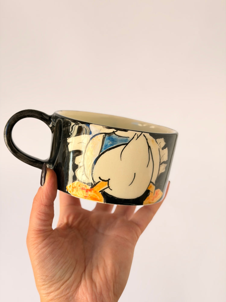 Duck handmade ceramic mug