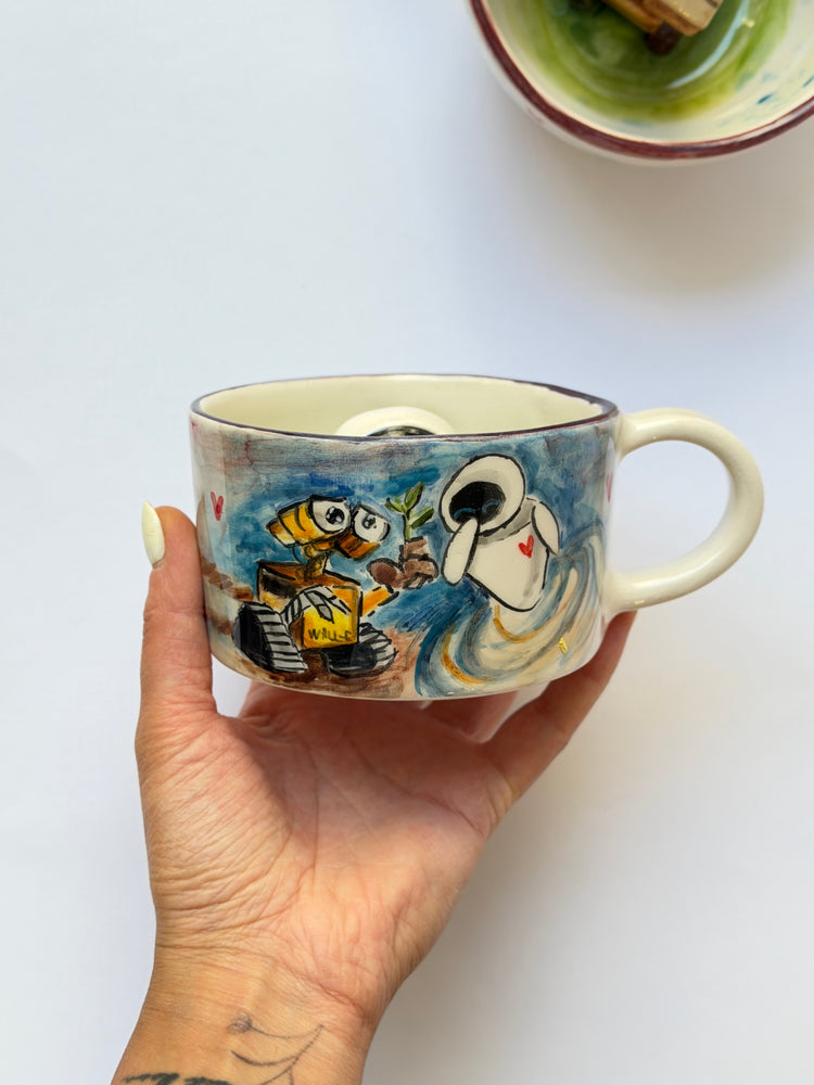 Couple handmade ceramic mugs