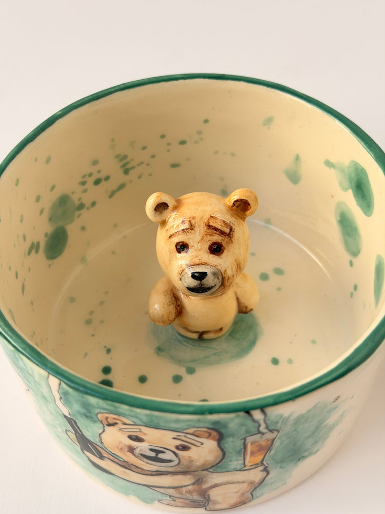 Teddy handmade ceramic mug