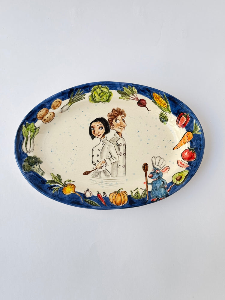 Chef’s plate handmade ceramic
