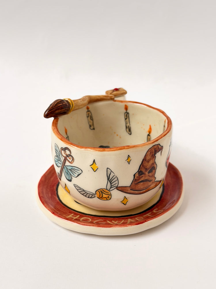 Harry handmade ceramic cup and plate