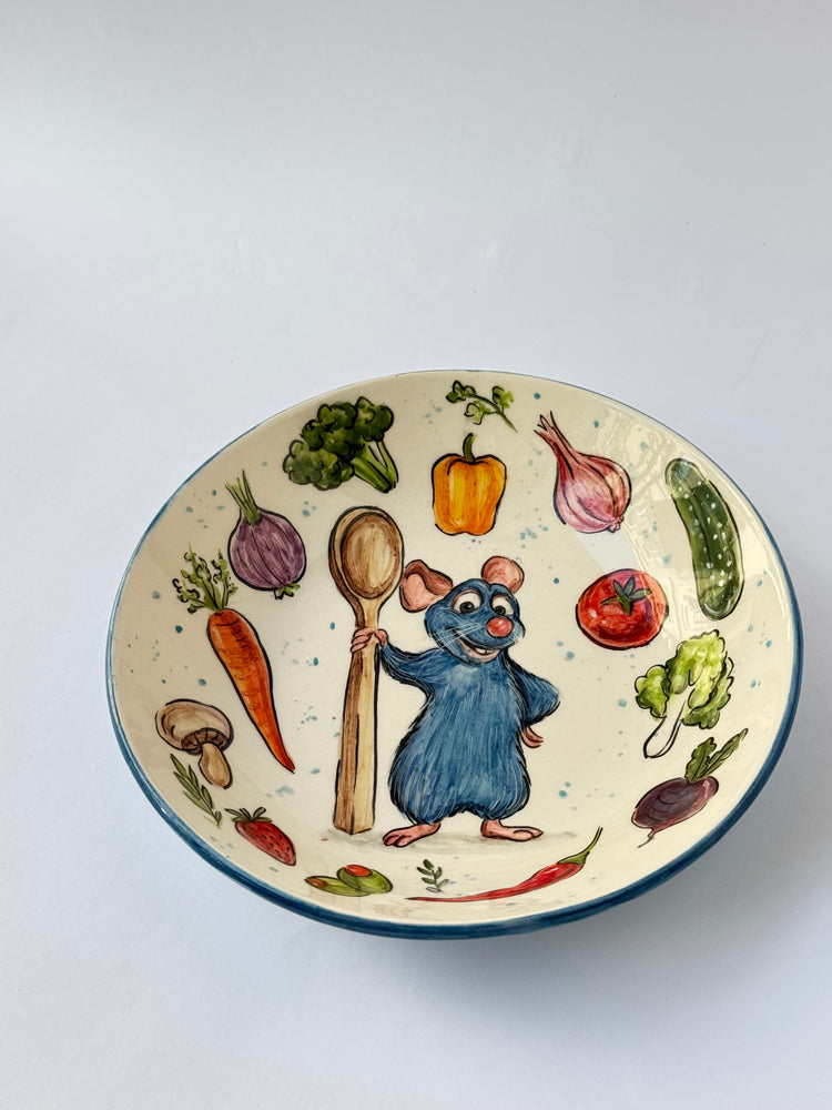 Little Chef handmade plate bowl