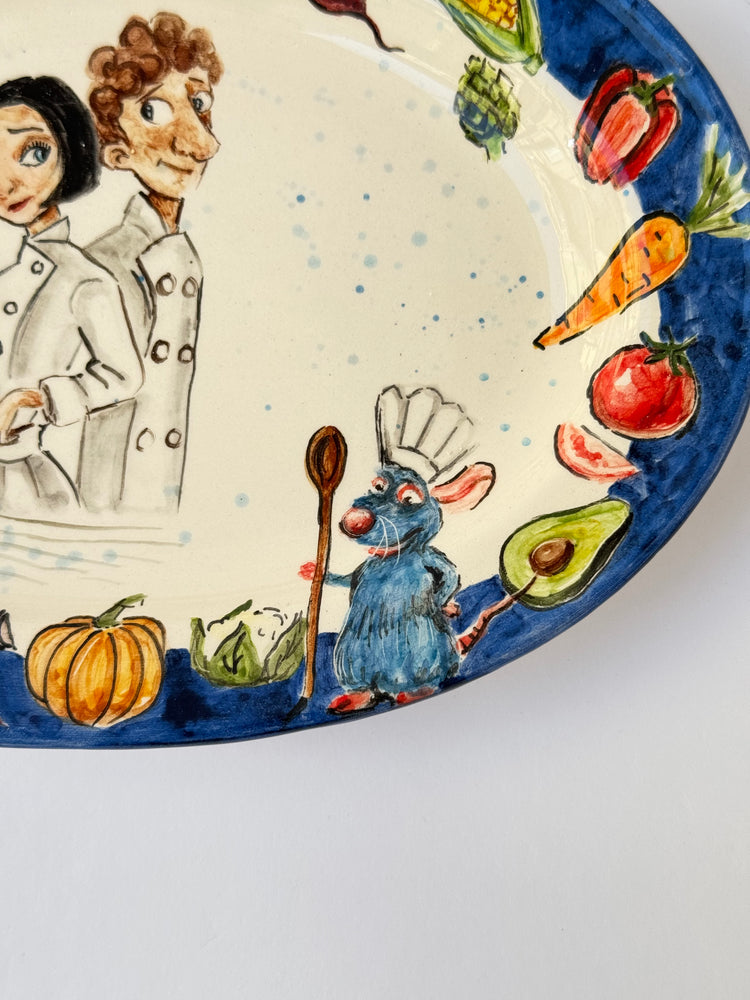 Chef’s plate handmade ceramic