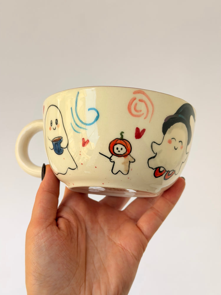 Ghost handmade ceramic mug