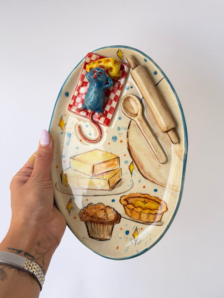 Little Chef handmade ceramic plate