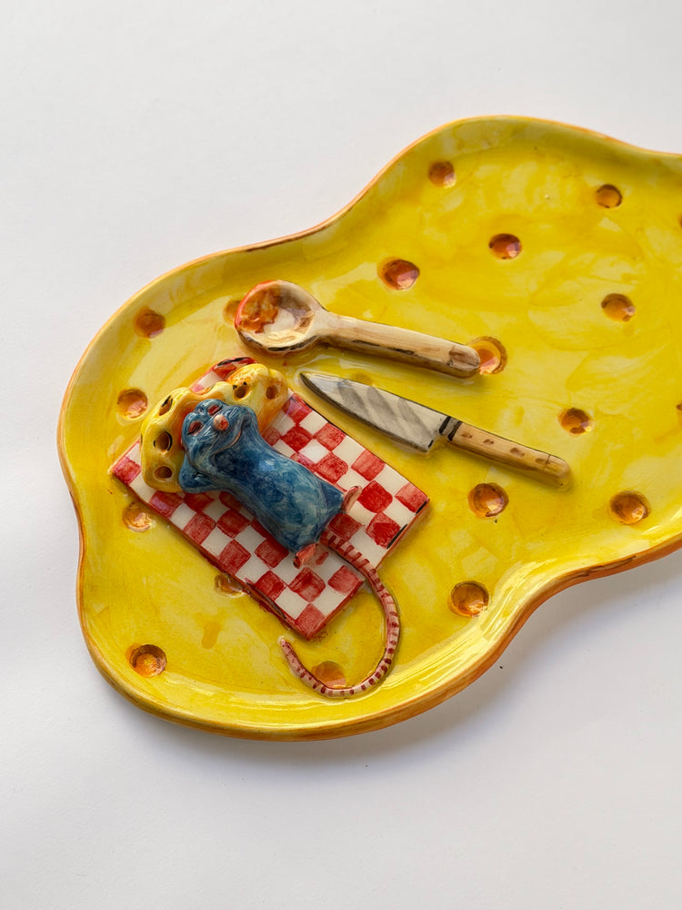 Little Chef handmade ceramic plate