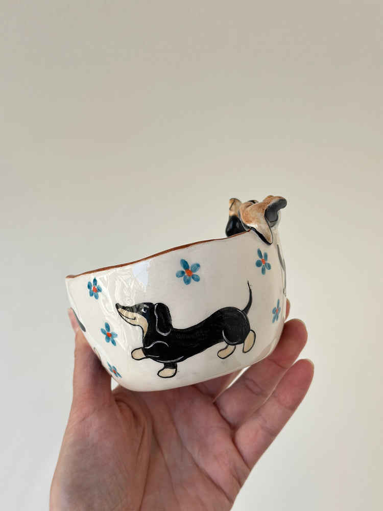 Dachshund handmade cup