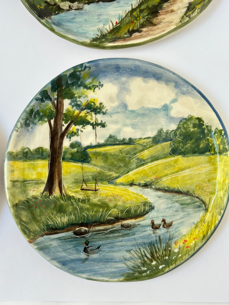 Handmade captured in ceramic plate🌿🏡