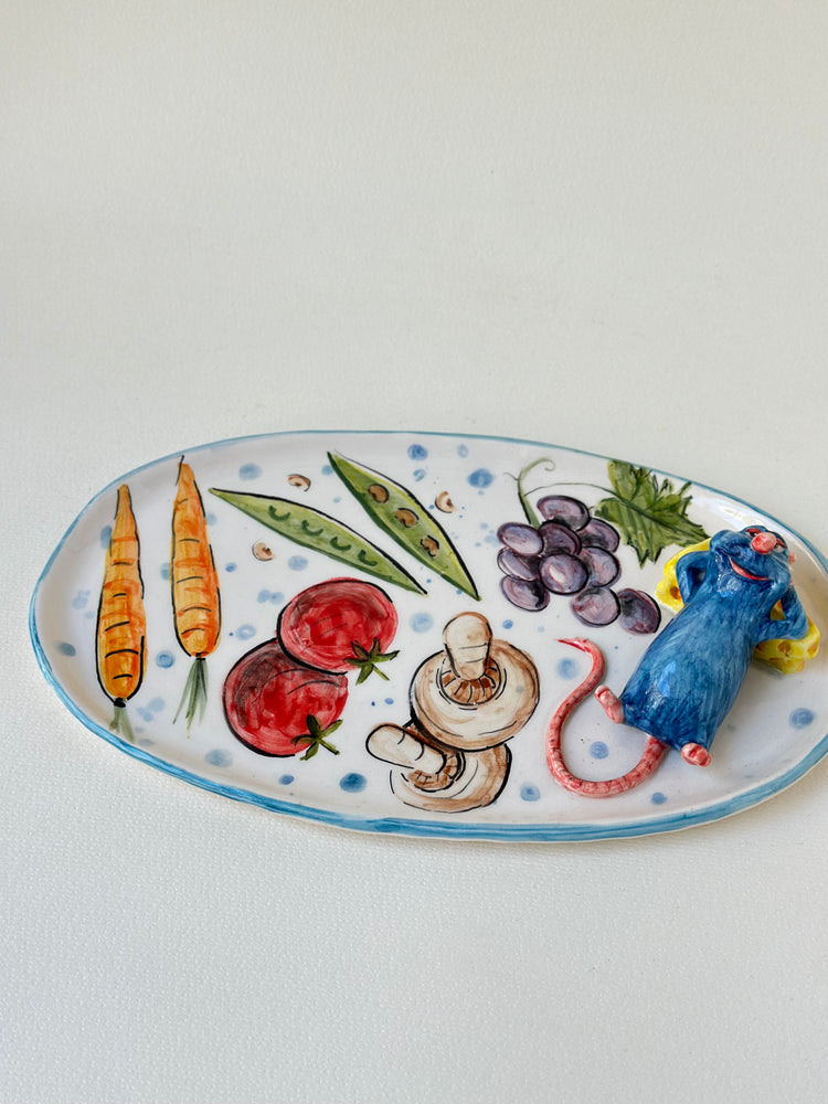 Little Chef handmade plate 27x16