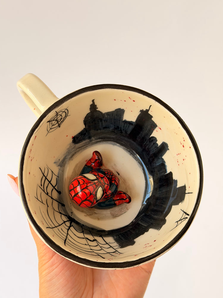 Spider handmade ceramic mug
