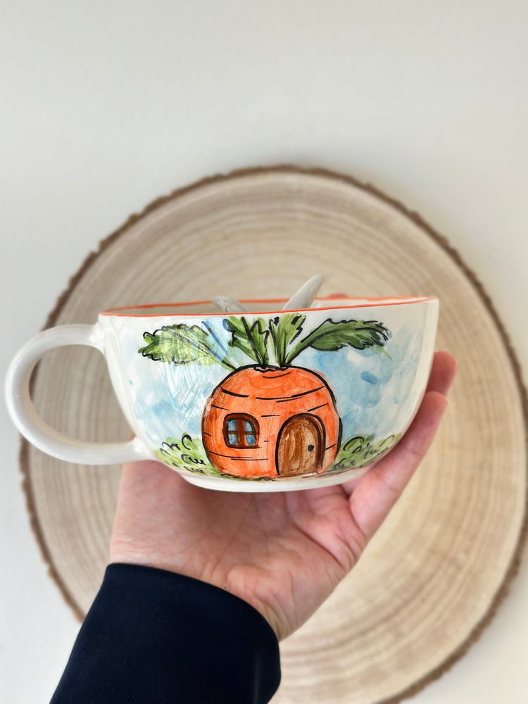 Rabbit handmade mug