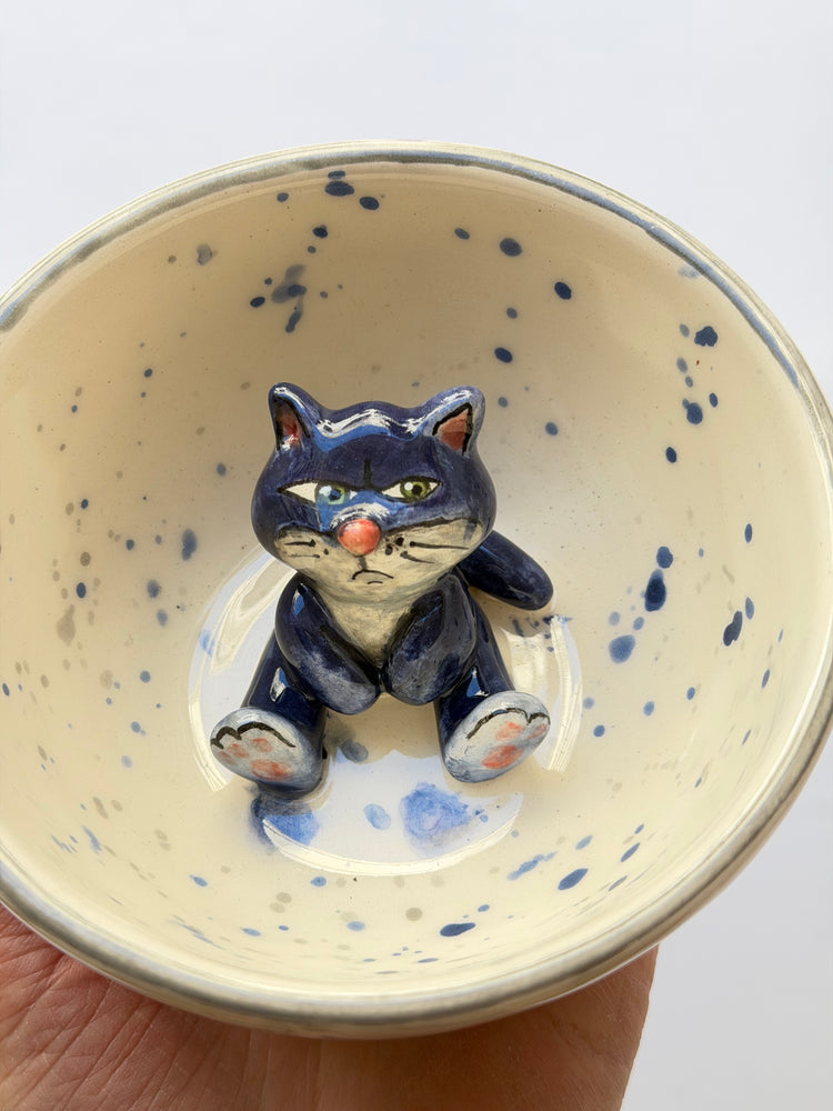 Cat handmade ceramic mug