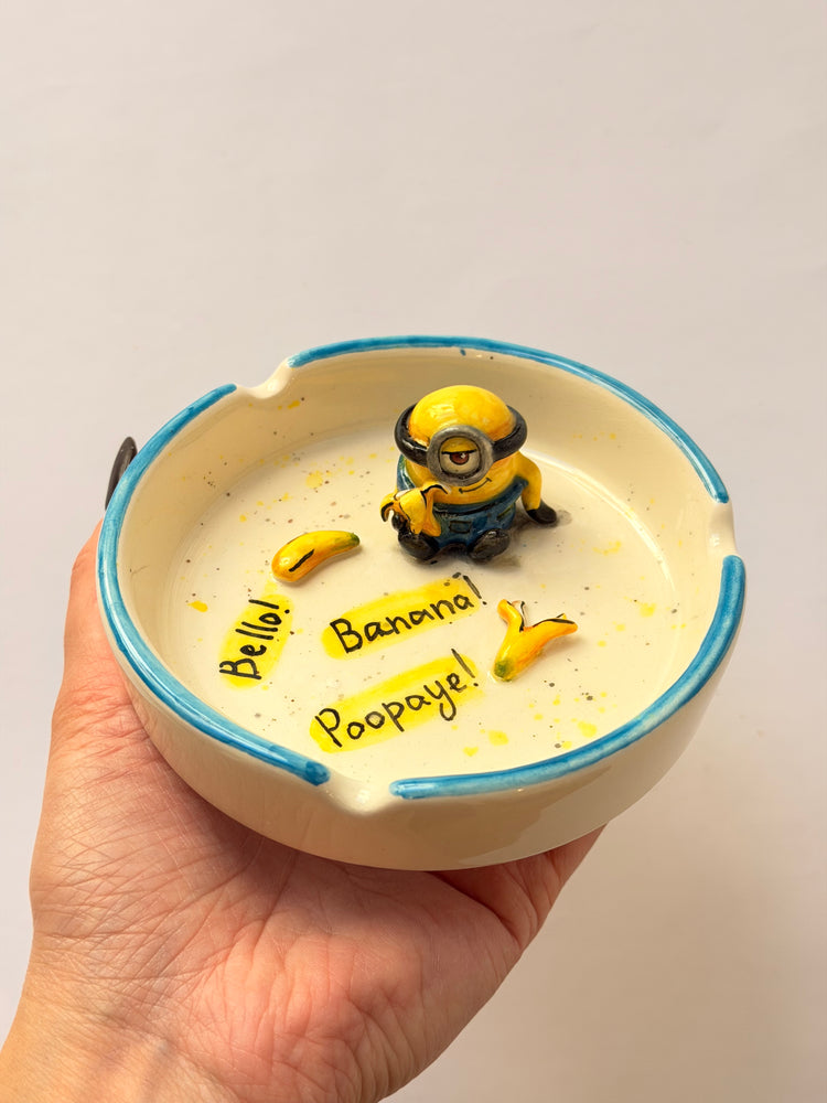 Bananaa Handmade ceramic ashtray