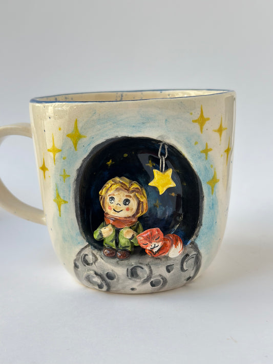 Little prince handmade mug