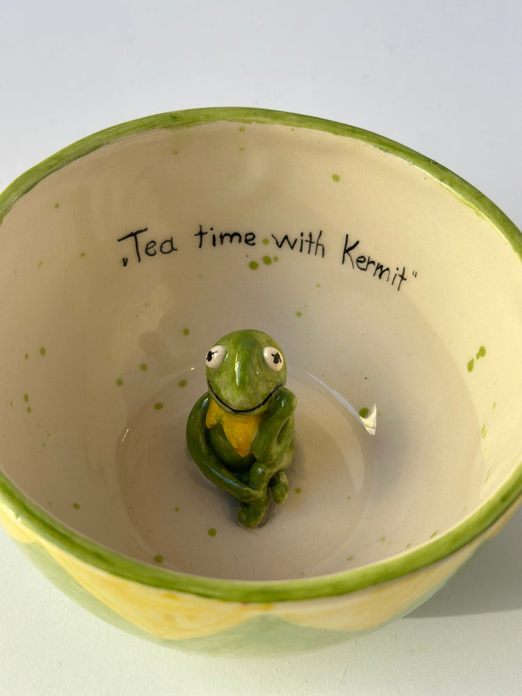 Kermit handmade mug