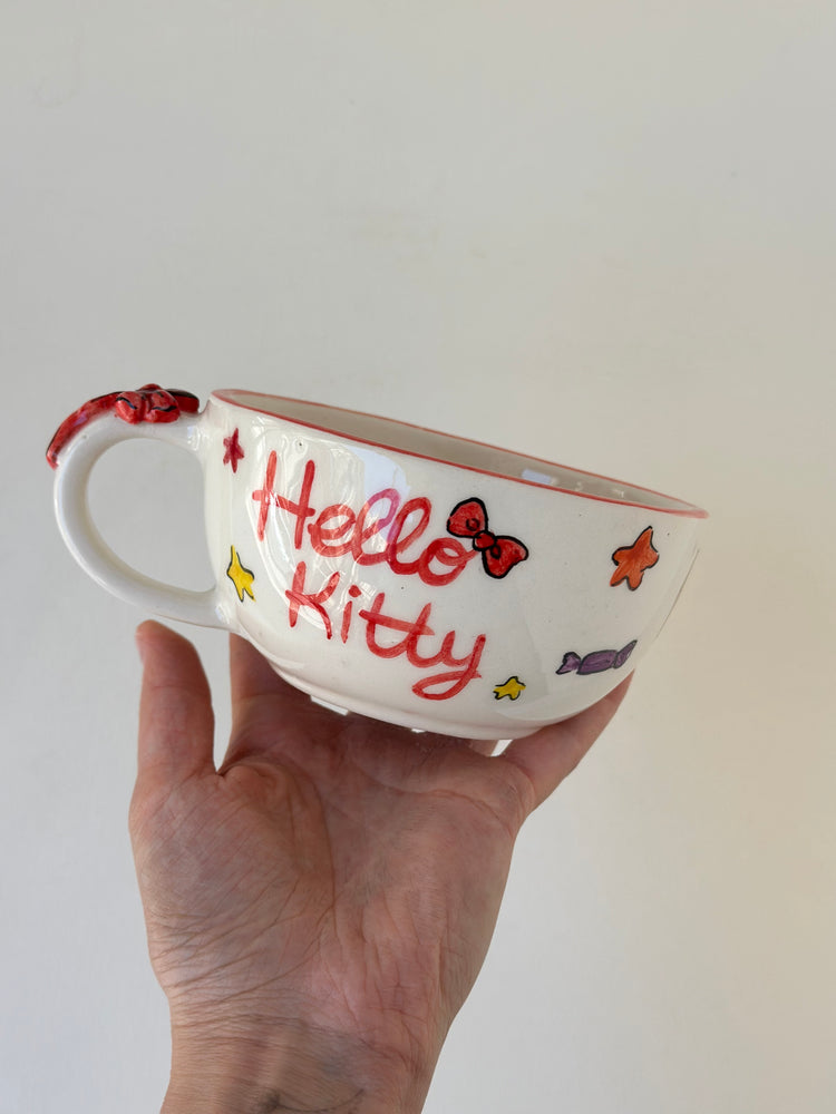 Cat handmade mug