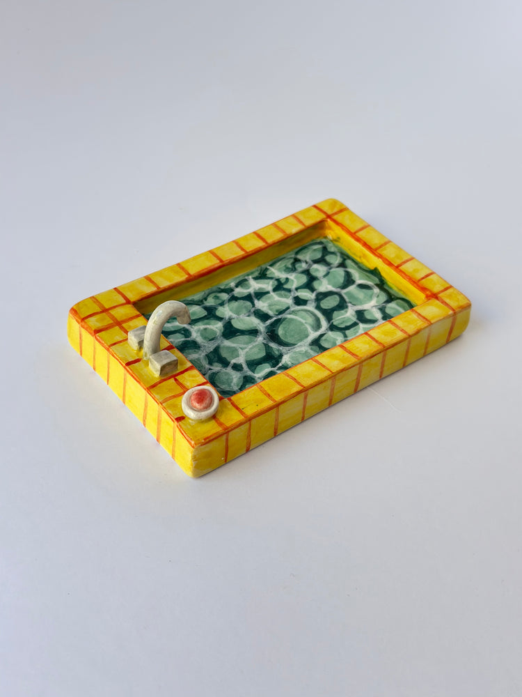Handmade ceramic ashtray