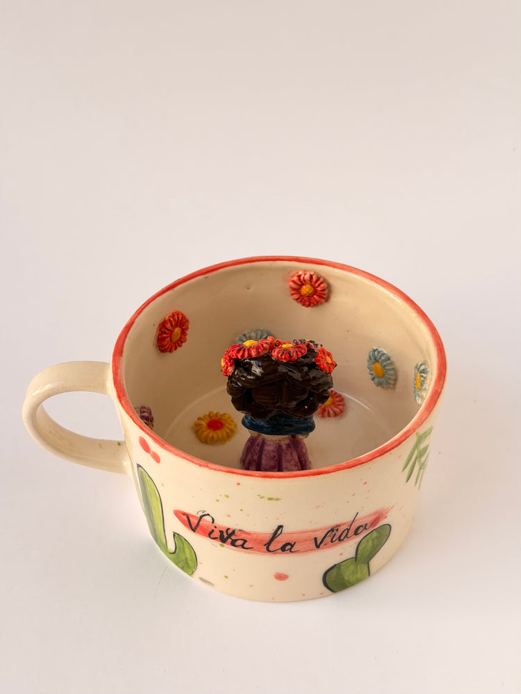 Frida handmade ceramic mug