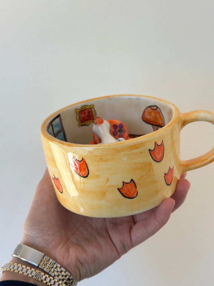 Duck handmade mug