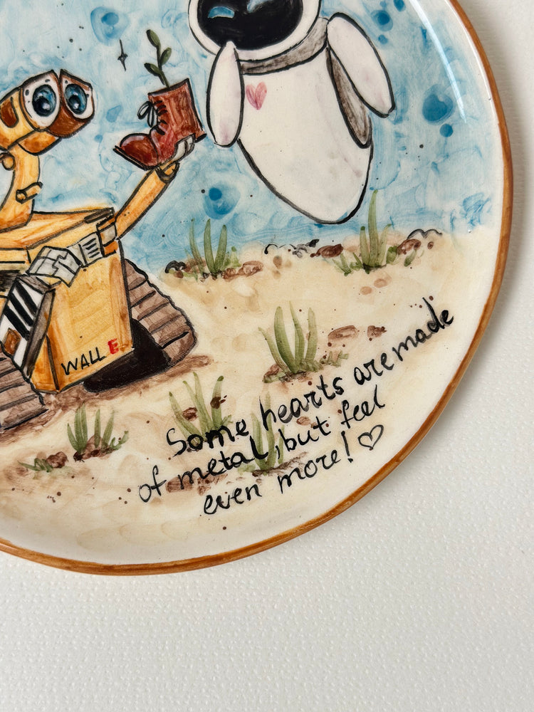 W-E handmade plate 18x19