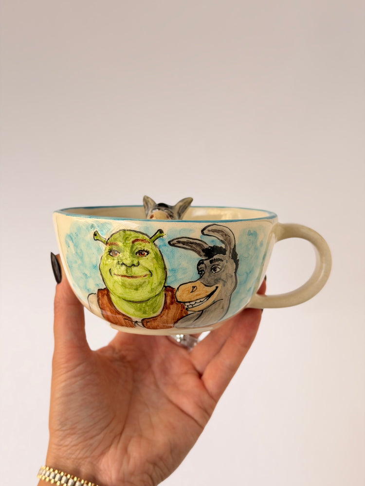 Donkey handmade ceramic mug