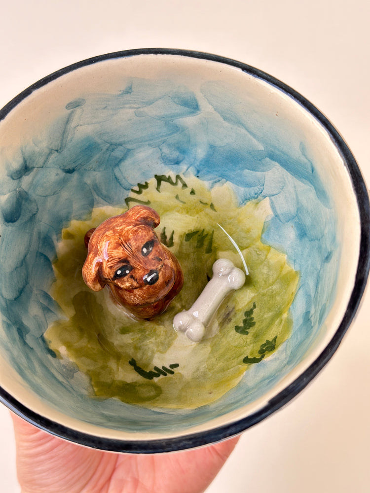 Dog handmade mug
