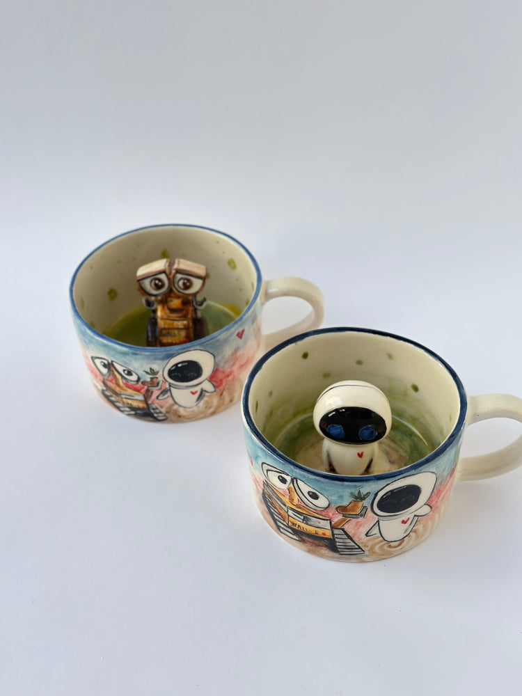 Couple handmade ceramic mugs