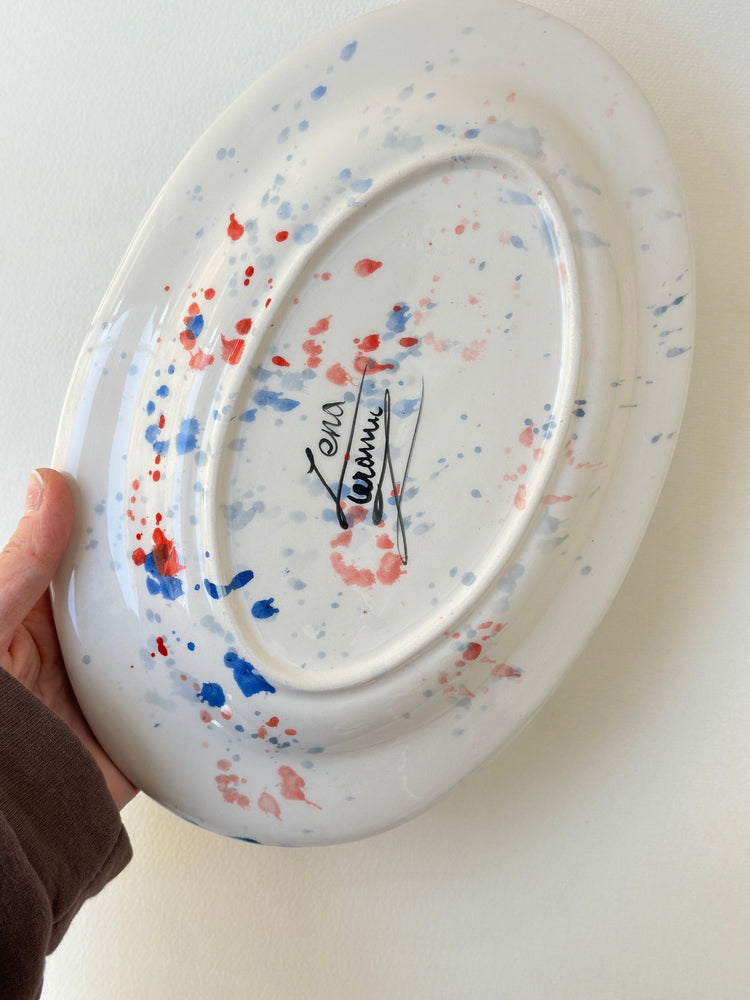 Little Chef handmade big plate (28x18)