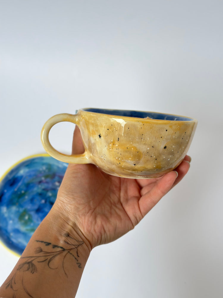 Little Prince handmade ceramic mug