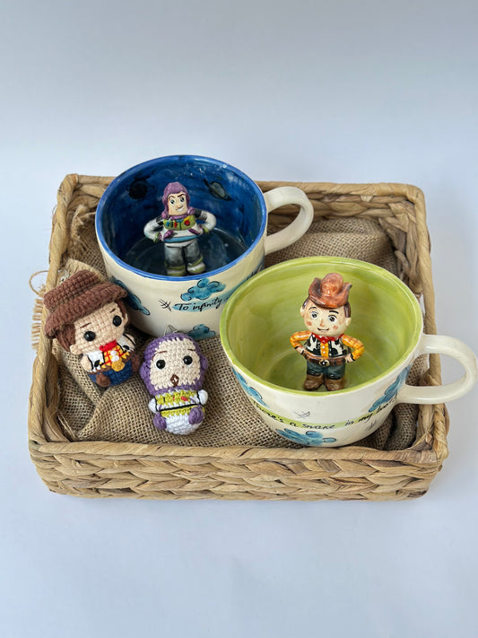 Best friends handmade ceramic mugs and toys