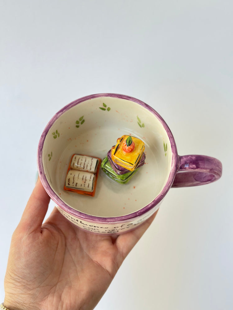 For the teacher handmade ceramic mug