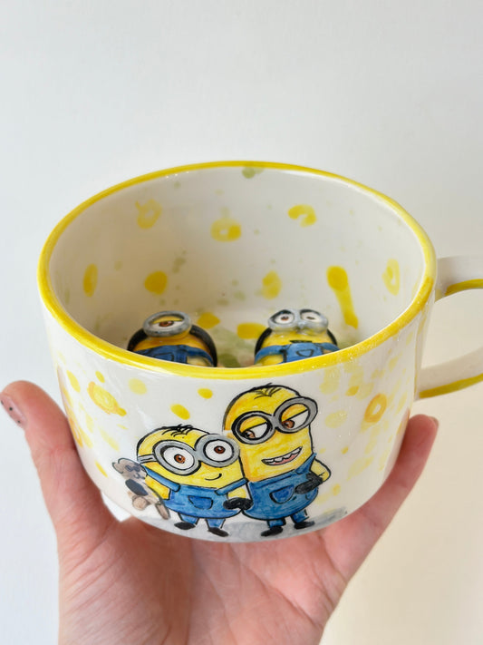 Minions handmade mug