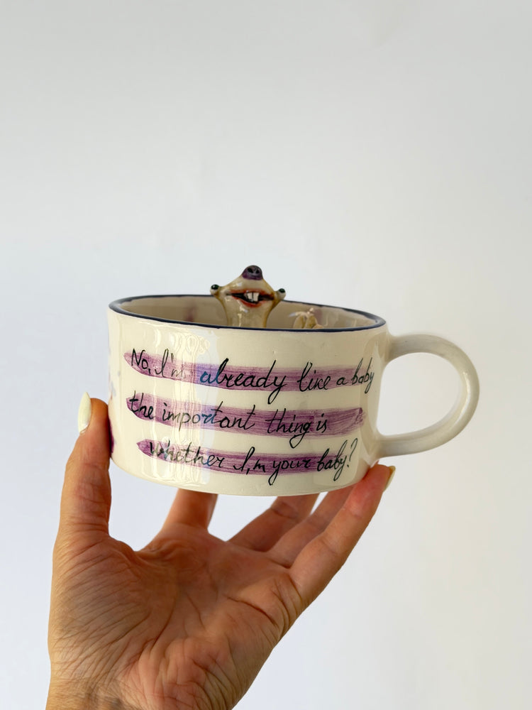 Ground Sloth handmade ceramic mug