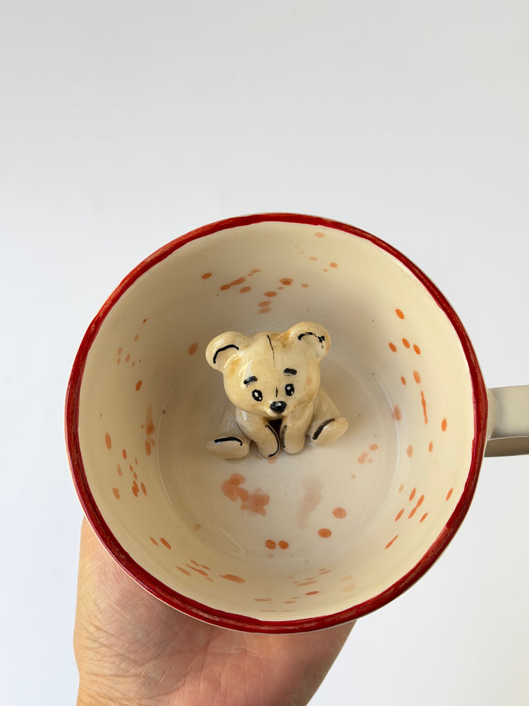 Teddy handmade ceramic mug