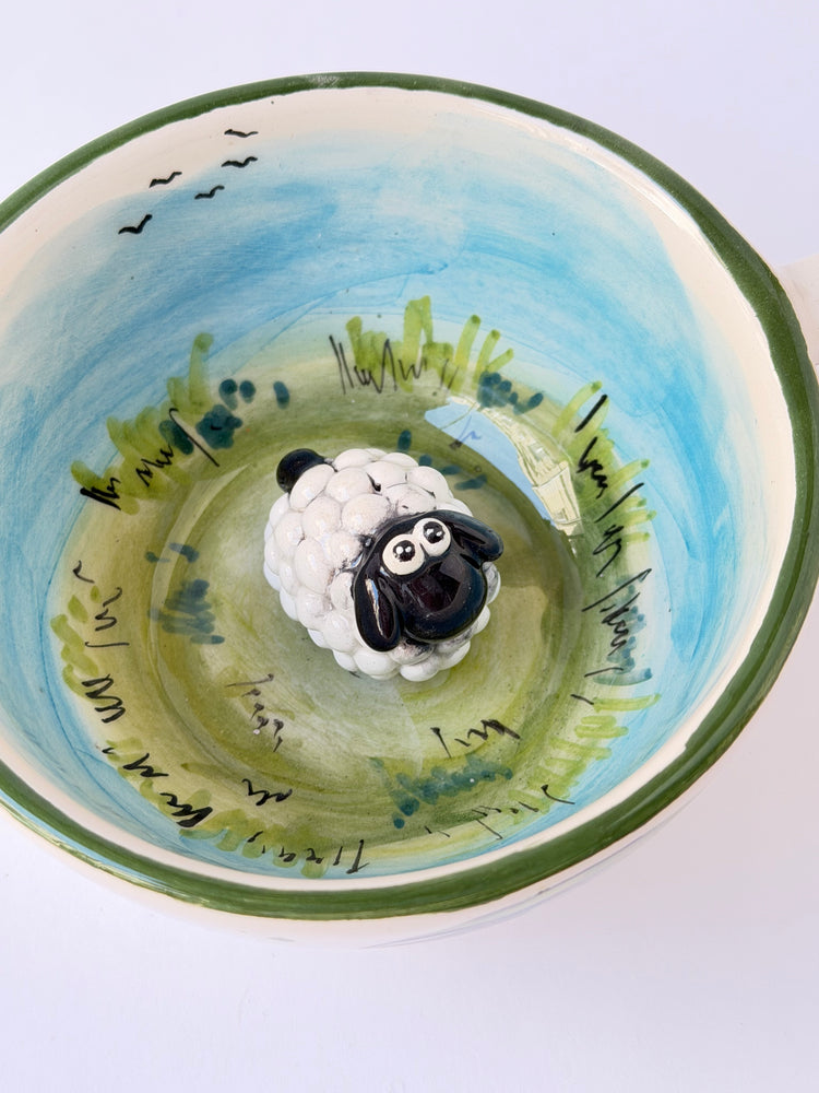 Sheep handmade ceramic mug